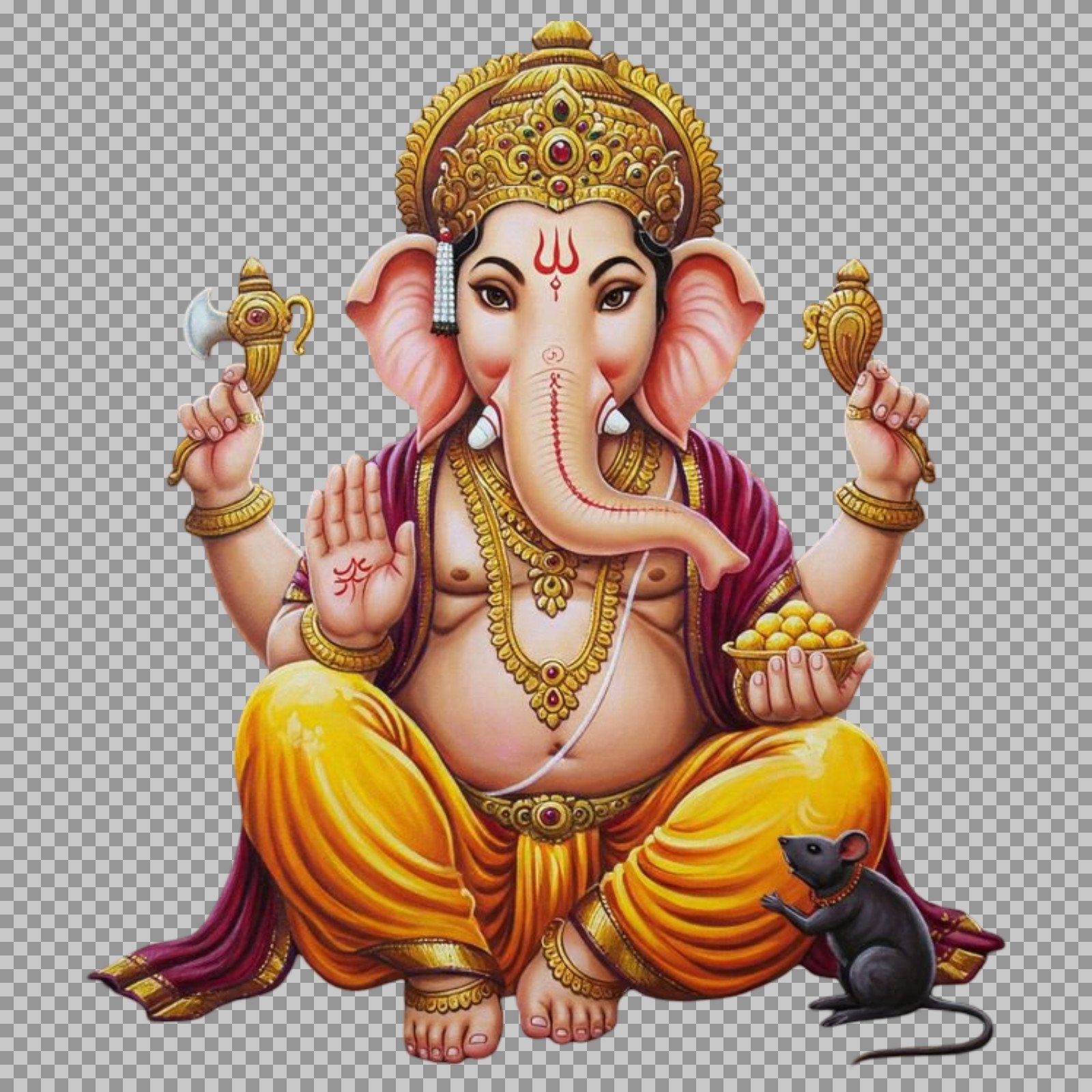High-Quality Lord Ganesha PNG Image | Remover of Obstacles...