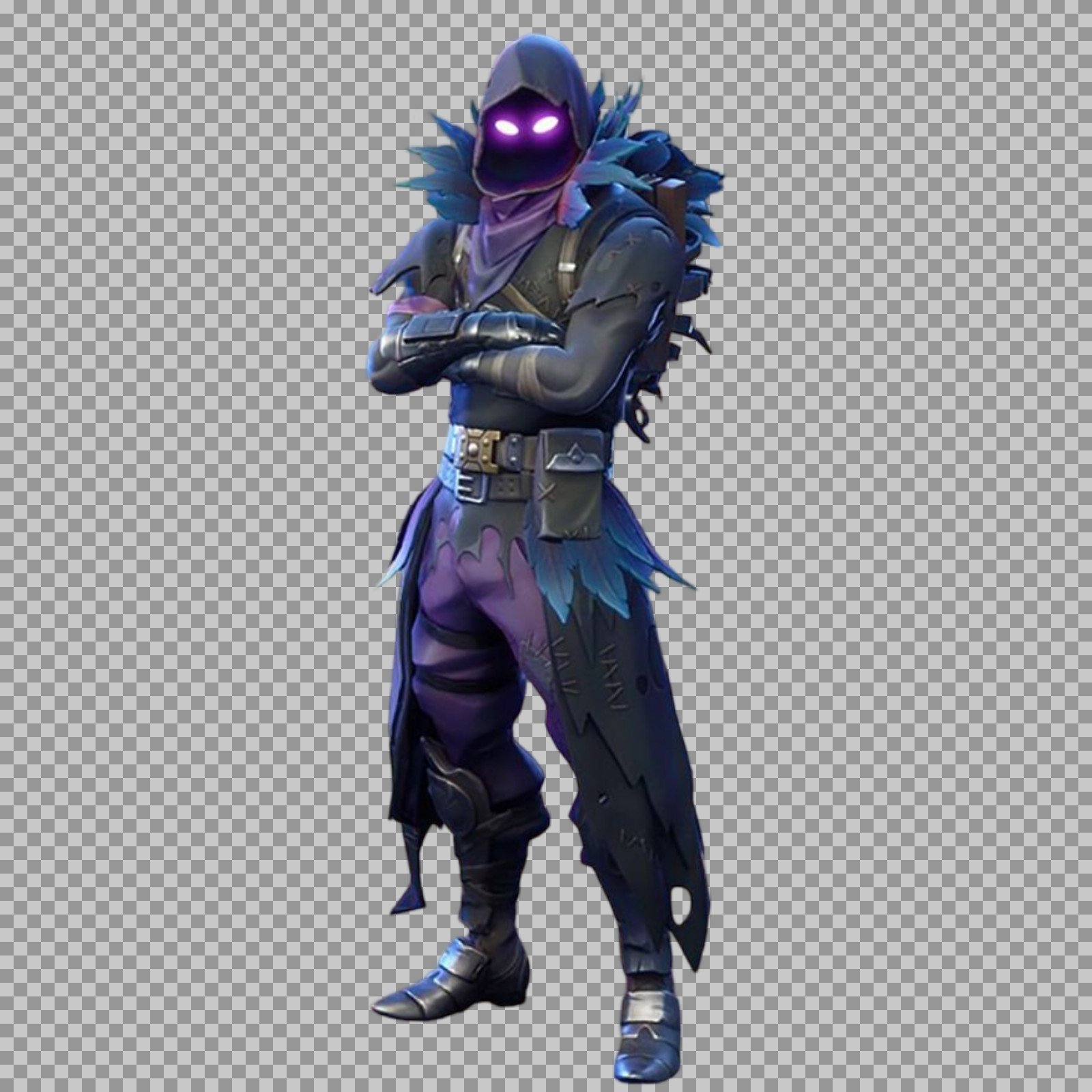 Fortnite Raven Skin PNG | Legendary Outfit Transparent Download...
