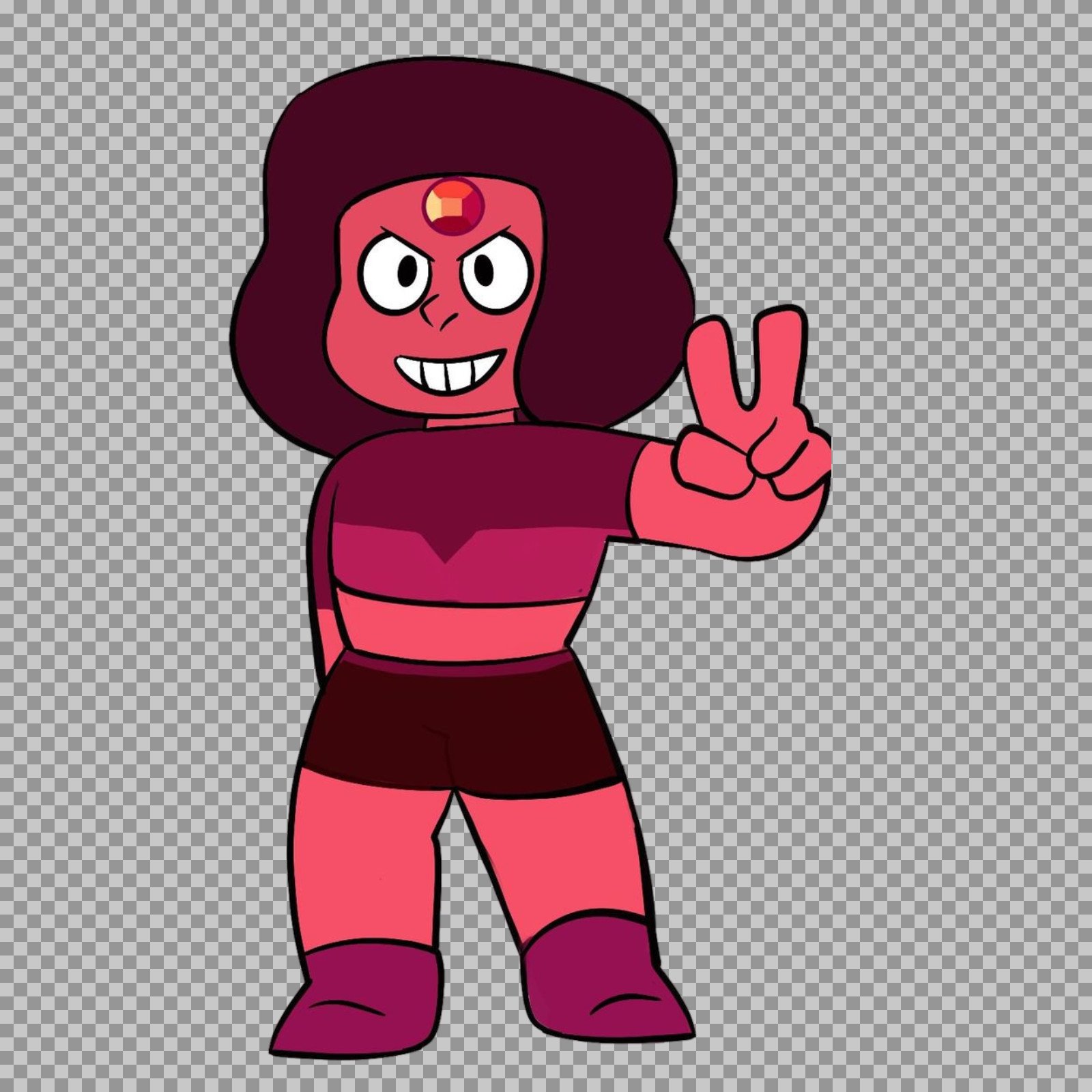 Steven Universe Doc PNG | Ruby Squad Leader Transparent Image...