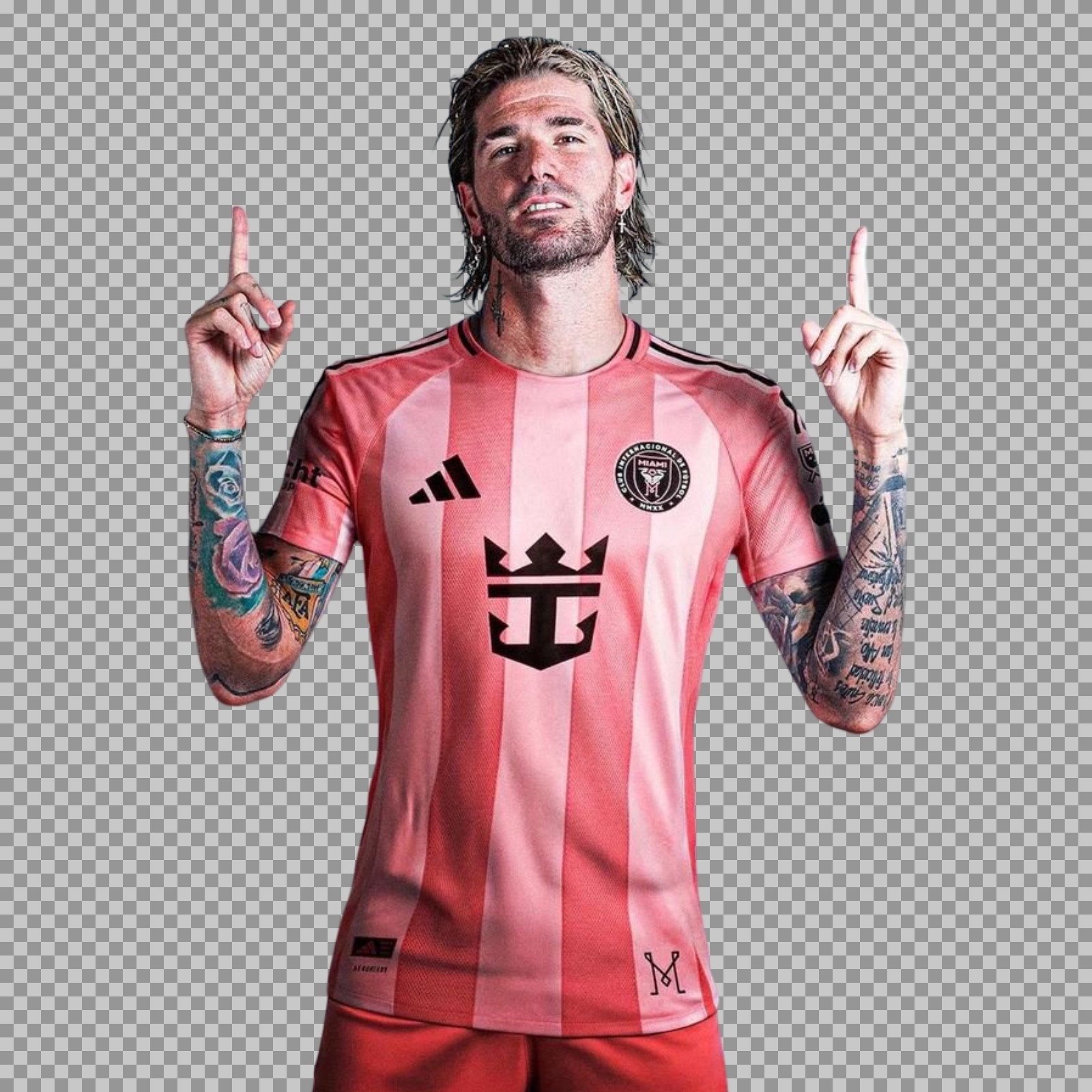 Sergio Ramos Inter Miami PNG | Fantasy Football Kit Concept...
