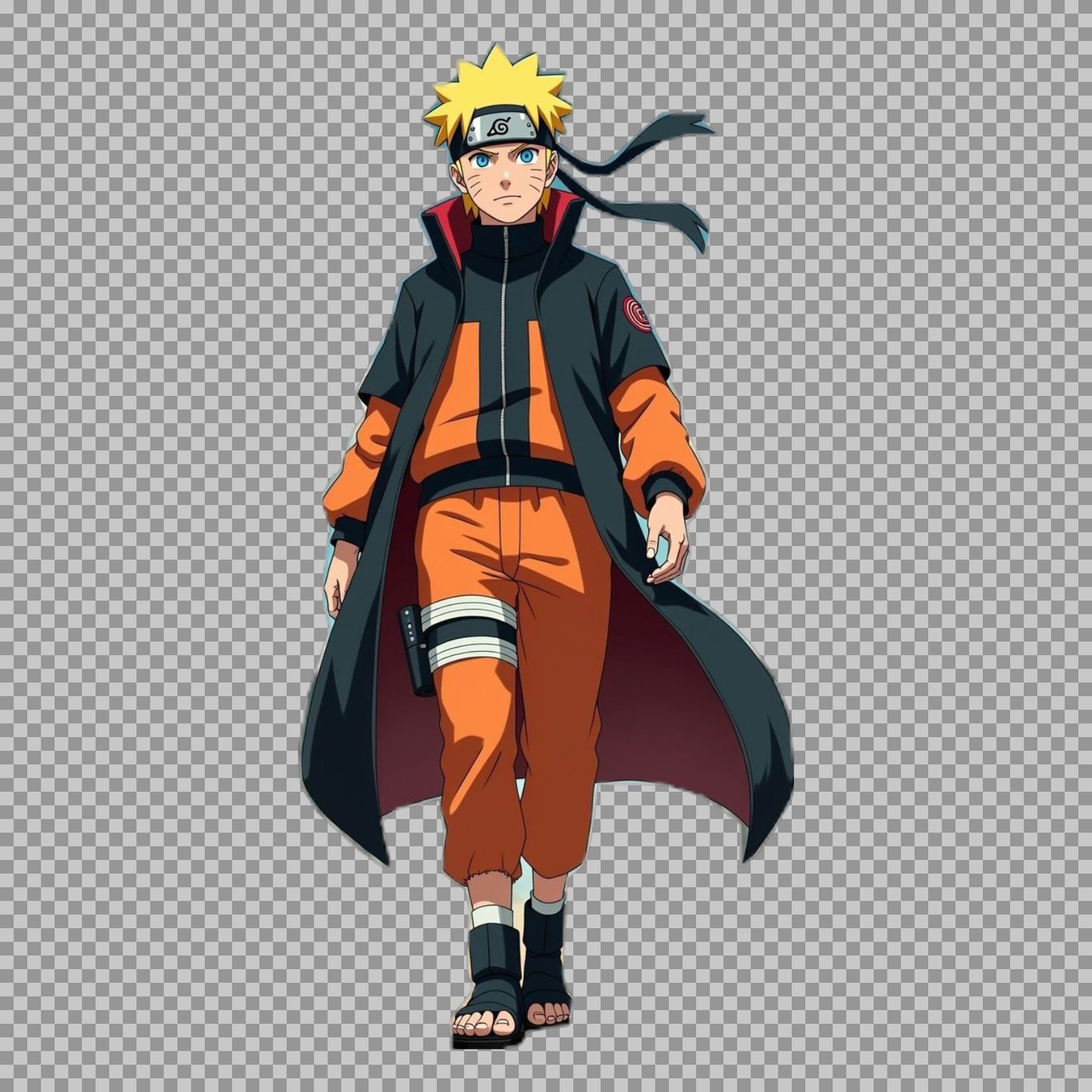 Naruto Uzumaki Walking PNG | Naruto Shippuden Transparent Download...