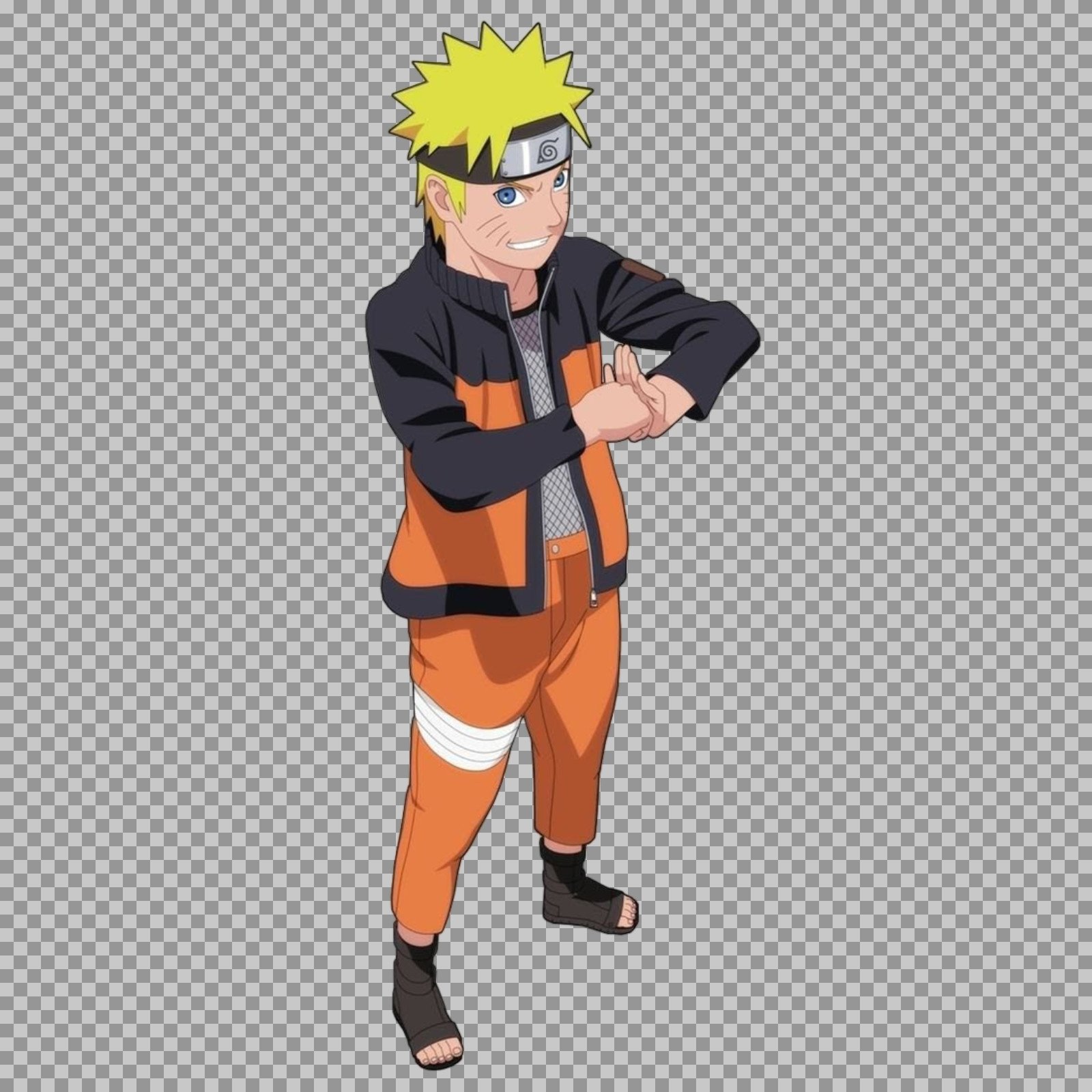 Naruto Uzumaki Confident Pose PNG | Free Transparent Download...