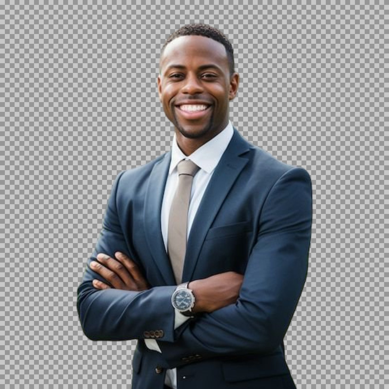 Smiling Young Professional Black Businessman png transpernt images...