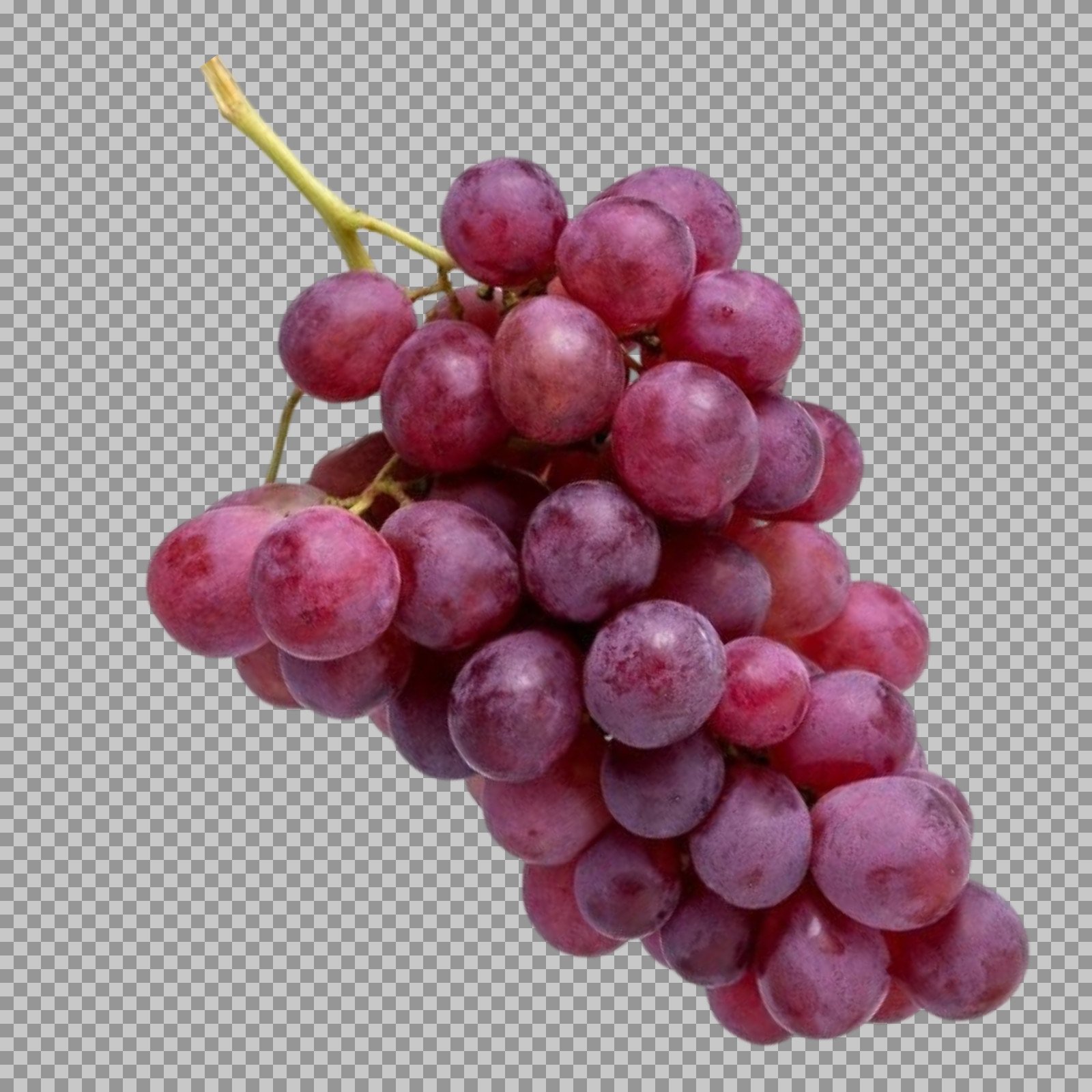 Fresh Red Grapes PNG | High-Quality Fruit Image