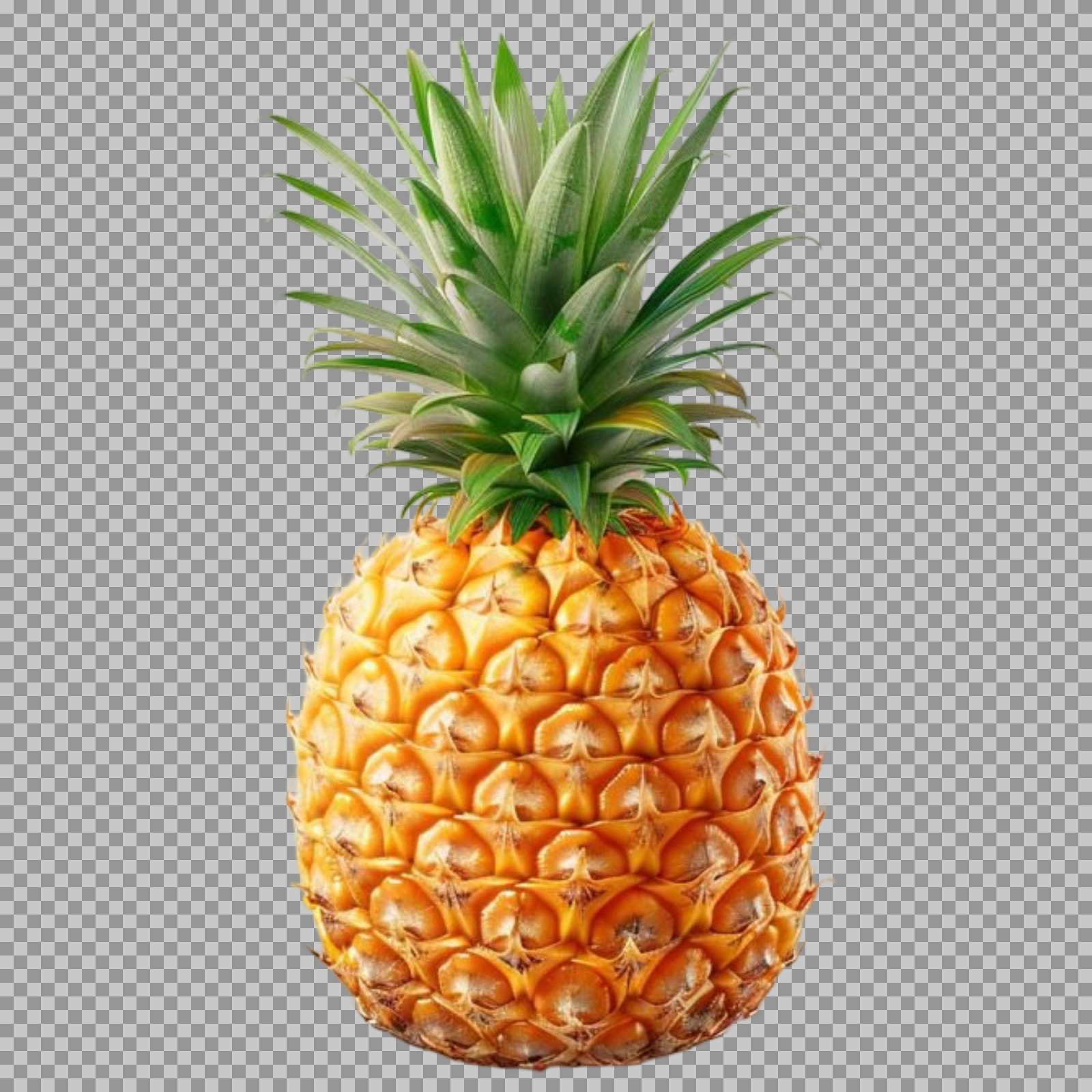 Fresh Pineapple PNG | Whole Tropical Fruit (Transparent)...
