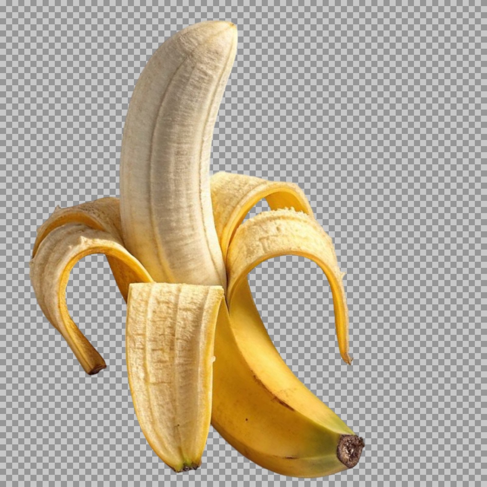 Peeled Banana PNG | Ripe Fruit with Transparent Background...