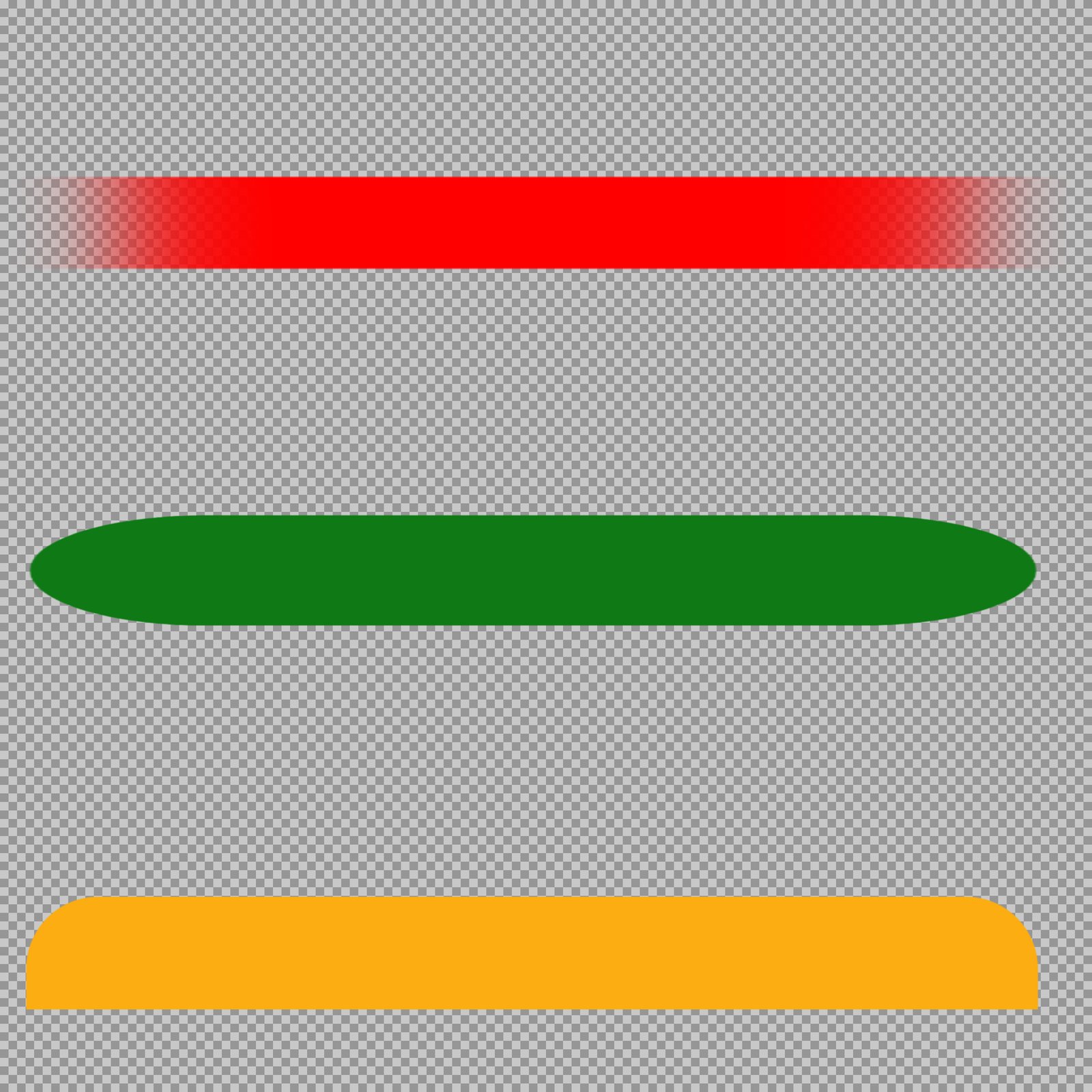 Free Colorful Bar Shapes PNG | Set of Web Dividers & Buttons