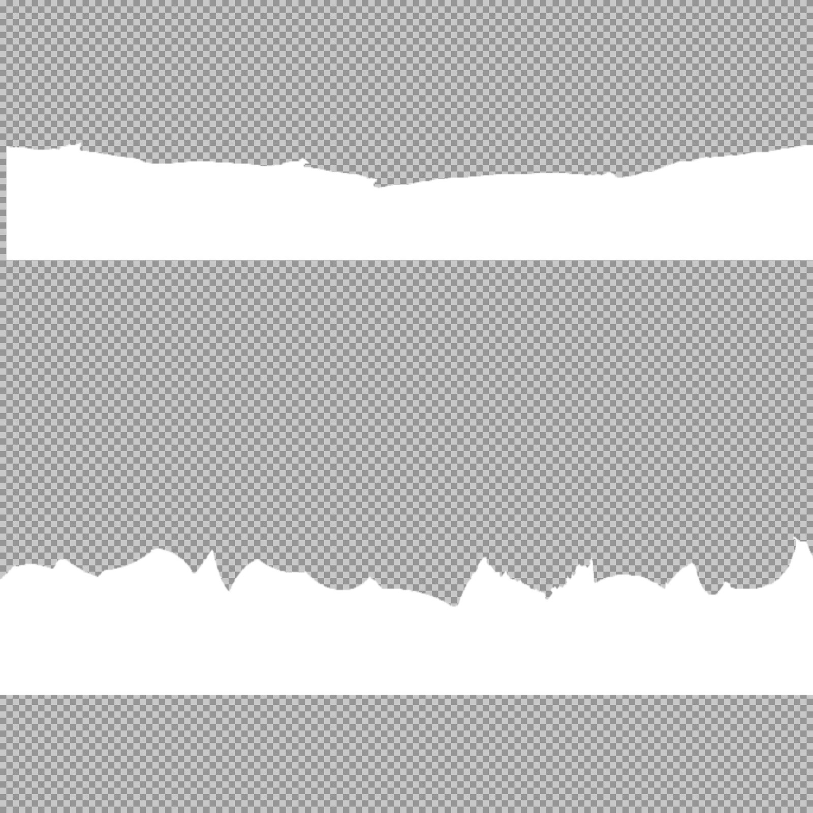 Free Torn Paper Frame PNG | Ripped Edge Overlay & Divider...