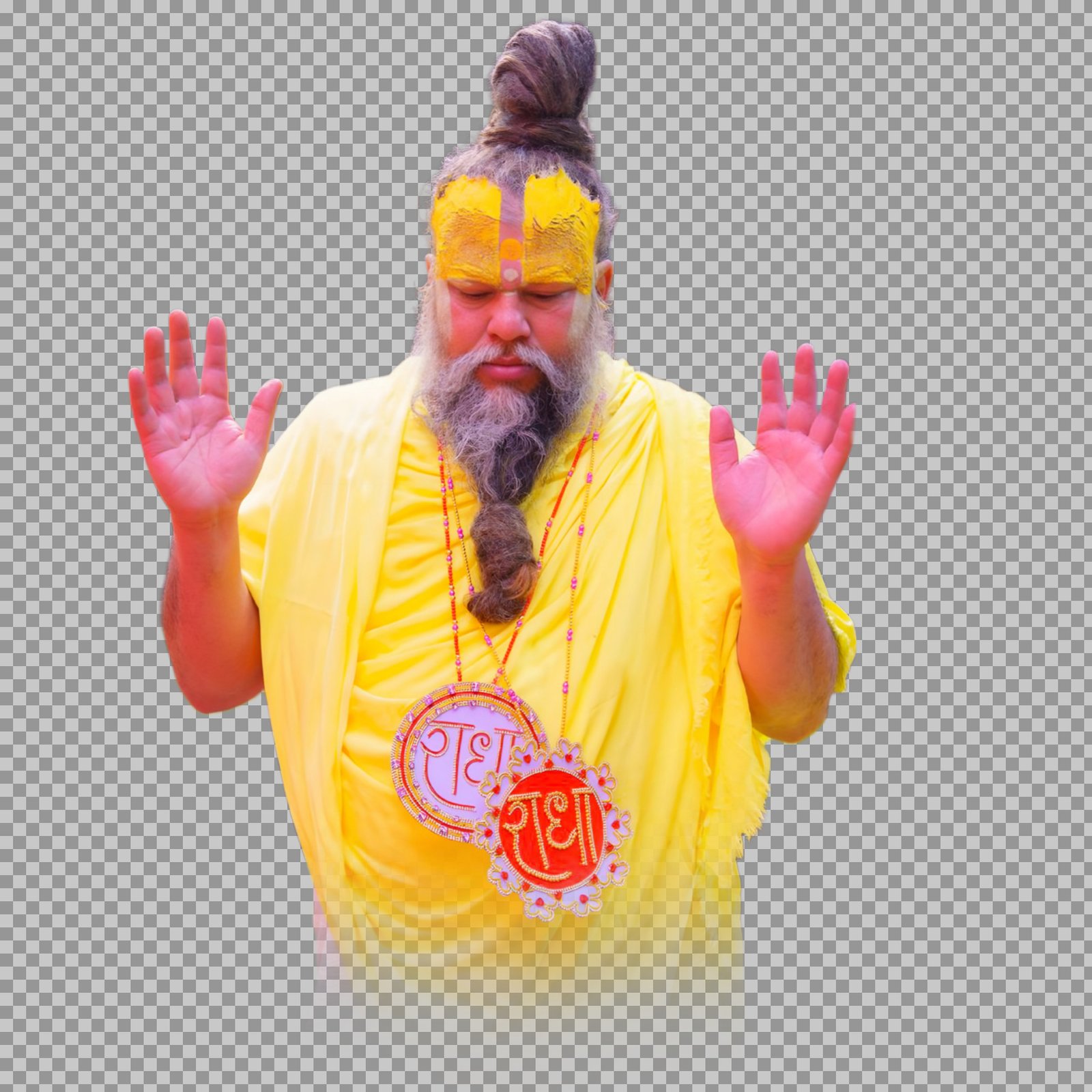 Premanand Maharaj Blessing PNG | Transparent Guru Photo...