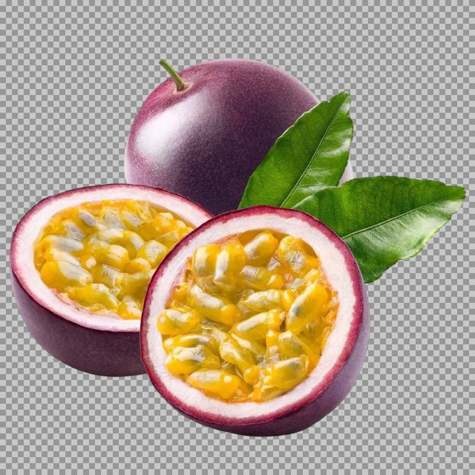Passion Fruit PNG | Transparent Tropical Fruit Image
